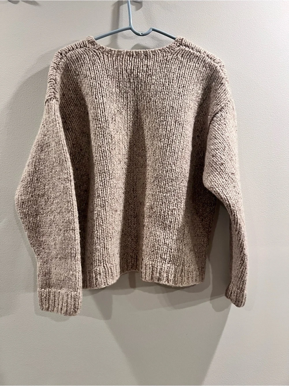 Vintage 90s J. Crew Green Tag 100% Wool Chunky Knit Sweater